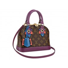 Louis Vuitton Alma BB en toile Monogram Magenta