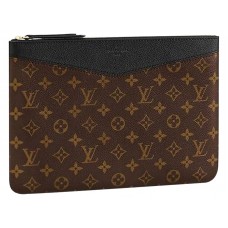Pochette quotidienne Louis Vuitton Palm en toile Monogram Noir m62048