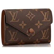Louis Vuitton Monogram Canvas Victorine Wallet Brown m62472