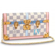 Louis Vuitton Damier Azur Toile Pochette Week-end