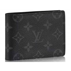 Portefeuille multiple Louis Vuitton Monogram Eclipse m61695