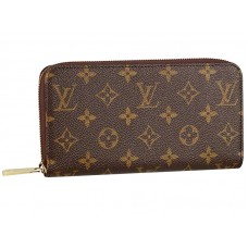 Louis Vuitton Monogram Canvas Zippy Wallet m60017