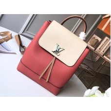 Sac à dos Louis Vuitton Lockme Vieux Rose Sésame Crème m44250