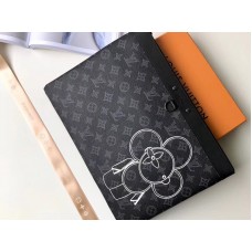 Louis Vuitton Monogram Eclipse Pochette en cuir Apollo m62897