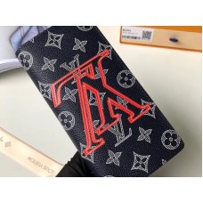 Portefeuille Louis Vuitton Brazza en toile Monogram à l'envers m62893