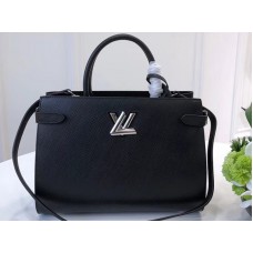 Sac cabas Louis Vuitton en cuir Epi Twist noir m54810