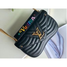 Sac à chaîne en cuir Louis Vuitton New Wave Mm m51498