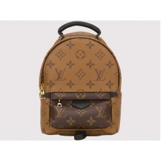 Sac à dos Louis Vuitton Palm Springs Mini en toile Monogram Reverse m42411
