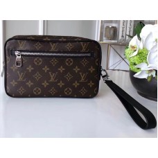 Pochette Louis Vuitton Kasai en toile Monogram Macassar m42838