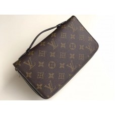 Portefeuille Zippy XL Louis Vuitton en toile Monogram Macassar m61506