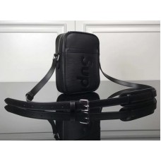 Louis Vuitton x Supreme en cuir Epi Danube PPM noir