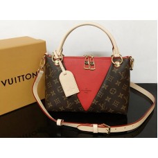 Sac cabas Louis Vuitton Monogram Canvas V BB rouge m43966