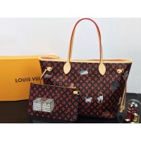 Sac Louis Vuitton Neverfull MM Monogram Transformé Catogram m44441