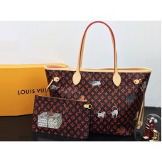 Sac Louis Vuitton Neverfull MM Monogram Transformé Catogram m44441