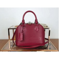 Louis Vuitton Alma BB en cuir Epi Bordeaux m40862