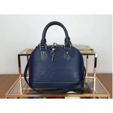Louis Vuitton Alma BB en cuir Epi Indigo m40862