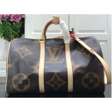 Sac bandoulière géant Louis Vuitton Monogram Keepall 45 m41418