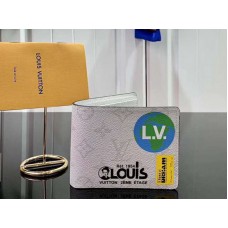 Portefeuille Louis Vuitton en toile Monogram blanche m67819