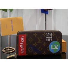 Organiseur zippé Louis Vuitton en toile Monogram marron m60017