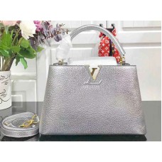 Louis Vuitton Capucines Bb Taurillon Cuir Argent m90472