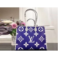 Louis Vuitton Monogram Giant Canvas Onthego Bleu m44569
