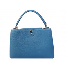 Sac Louis Vuitton Capucines MM Bleu